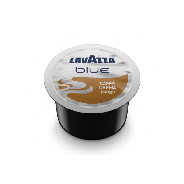 100 capsules originales de café lavazza BLUE CREMA LUNGO / CAFFE CREMA  DOLCE